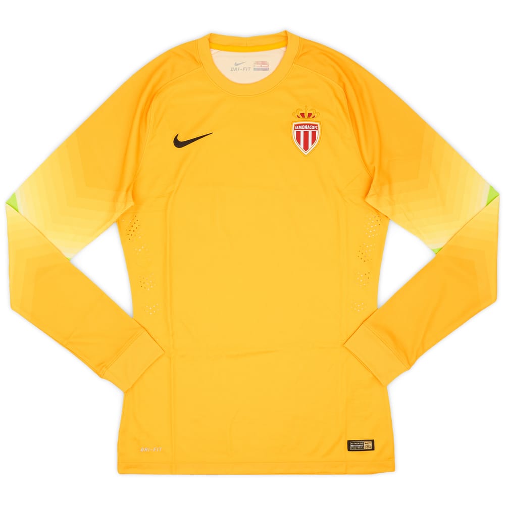 2014-15 Monaco Player Issue GK Shirt - 9/10 - (M)