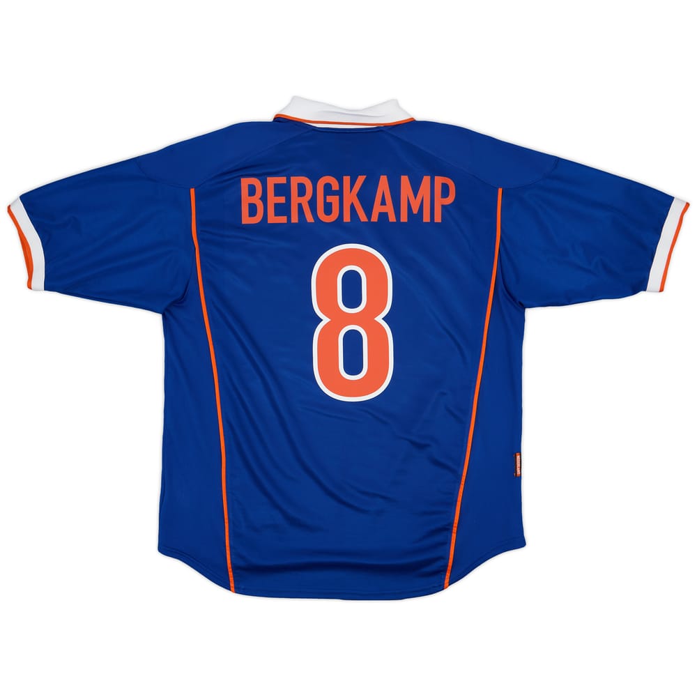 1998-00 Netherlands Away Shirt Bergkamp #8 - 8/10 - (XL)