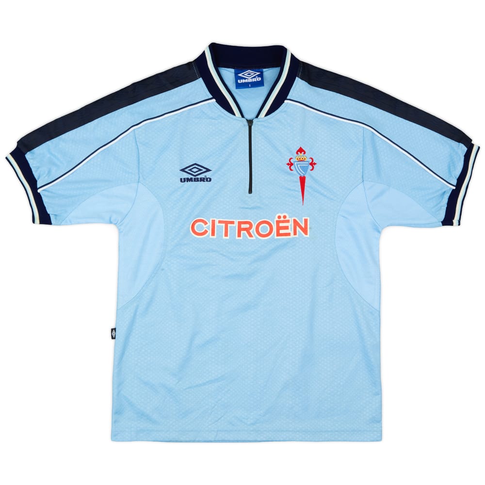 1999-01 Celta Vigo Home Shirt - 8/10 - (S)
