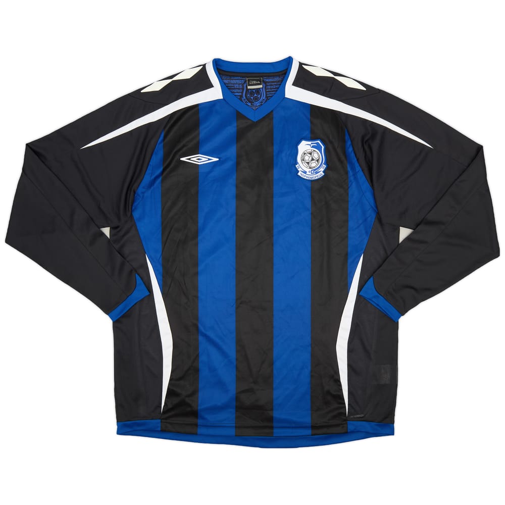 2009-10 Chornomorets Odessa Home L/S Shirt #7 - 8/10 - (XL)