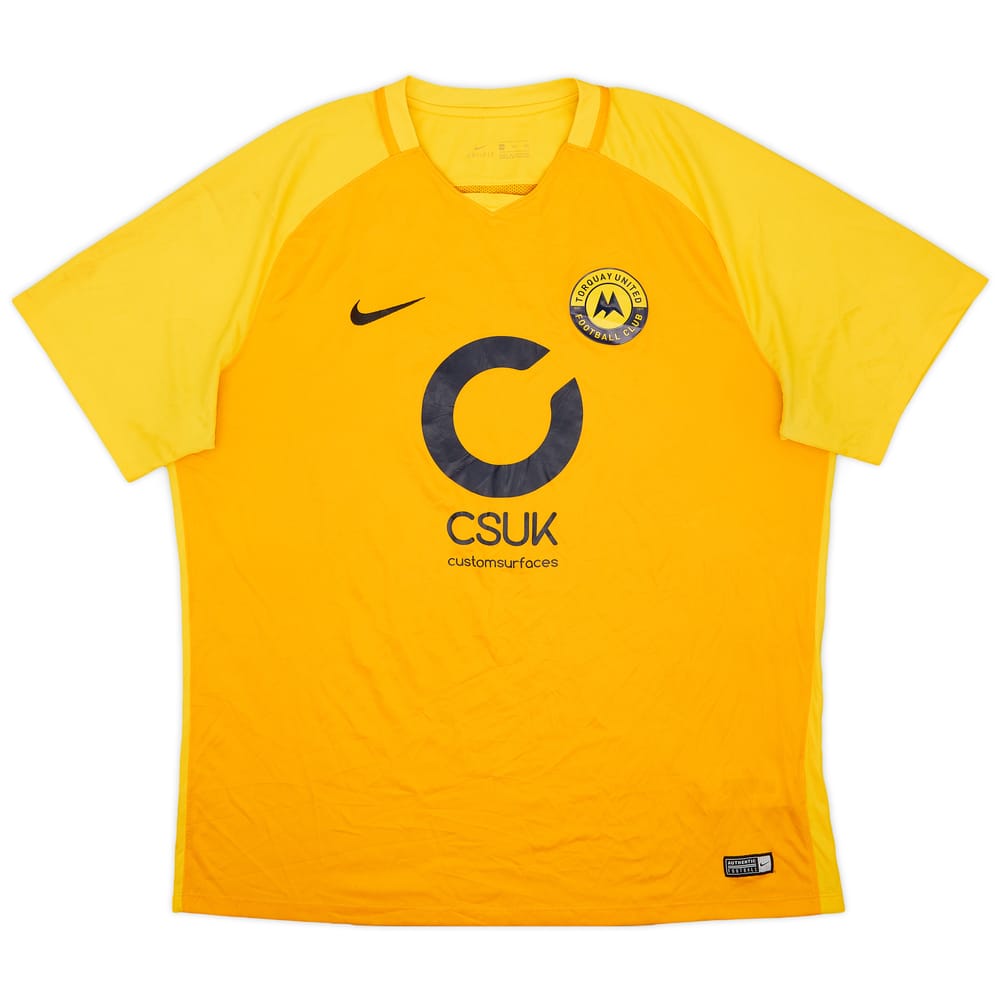 2017-18 Torquay United Home Shirt - 6/10 - (XXL)