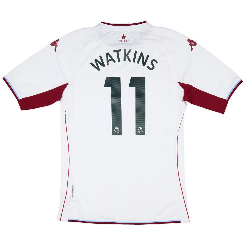 2021-22 Aston Villa Authentic Away Shirt Watkins #11 - 9/10 - (XL)