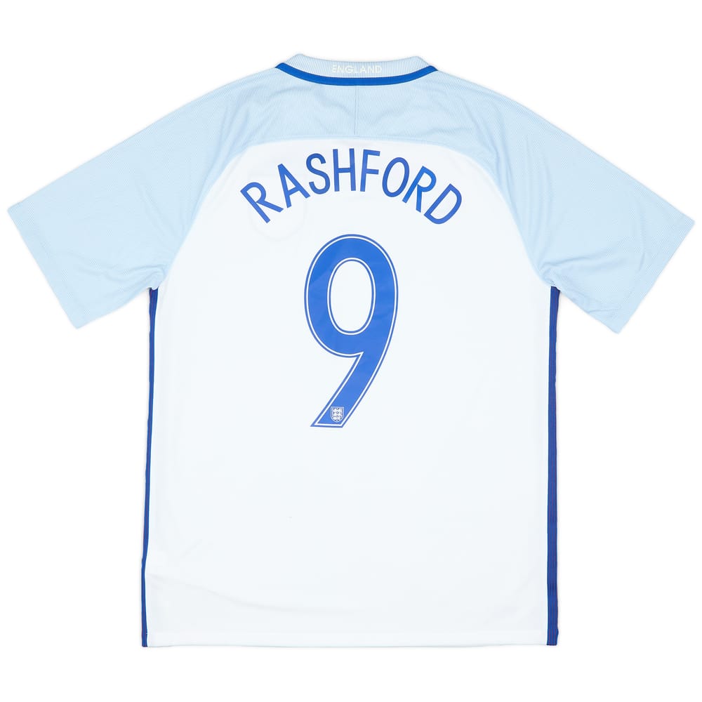 2016-17 England Home Shirt Rashford #9 (L)