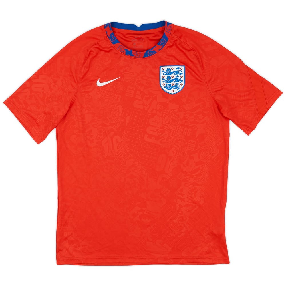 2020-21 England Nike Training Shirt - 9/10 - (L)