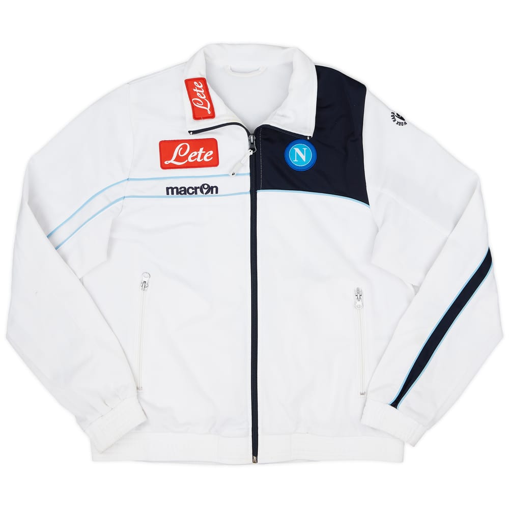 2011-12 Napoli Macron Track Jacket - 5/10 - (XL.Boys)