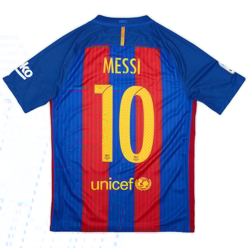 2016-17 Barcelona Home Shirt Messi #10 - 9/10 - (S)