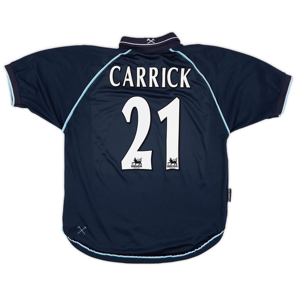 1999-01 West Ham Third Shirt Carrick #21 - 8/10 - (L)
