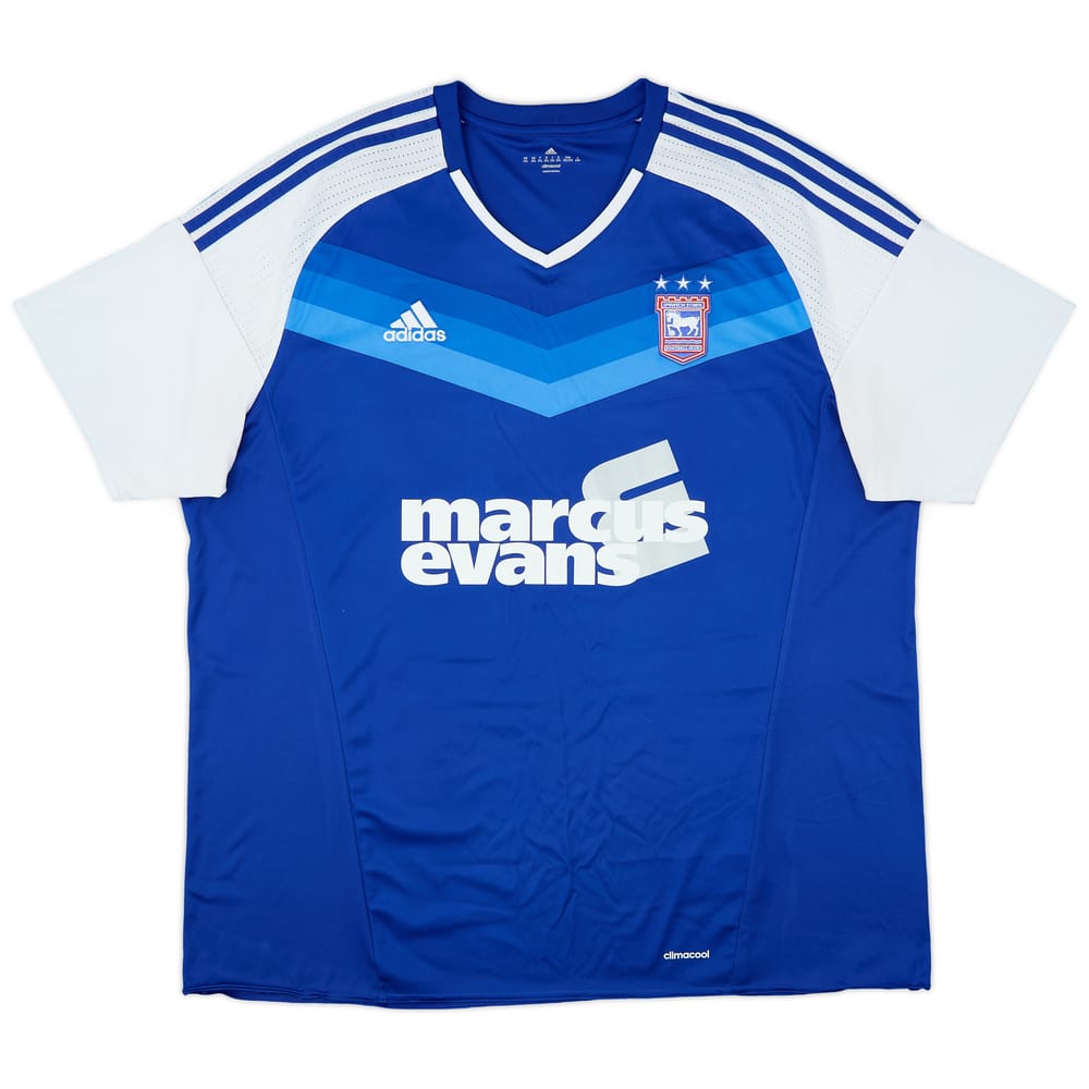 2016-17 Ipswich Home Shirt - 9/10 - (XXL)