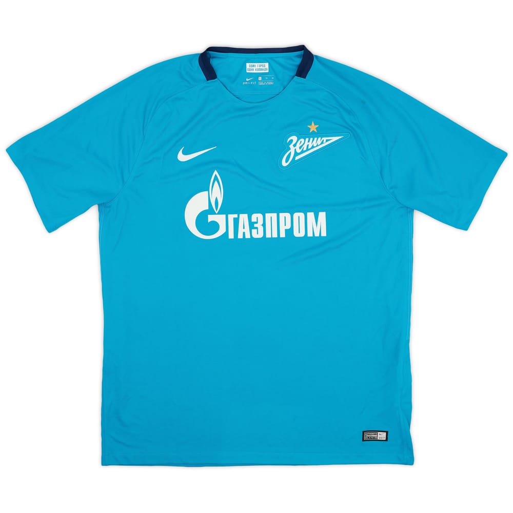 2017-18 Zenit St. Petersburg Home Shirt - 9/10 - (XL)