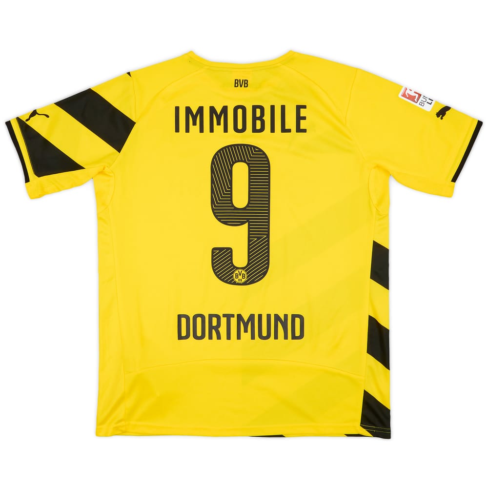 2014-15 Borussia Dortmund Home Shirt Immobile #9 - 9/10 - (XS)