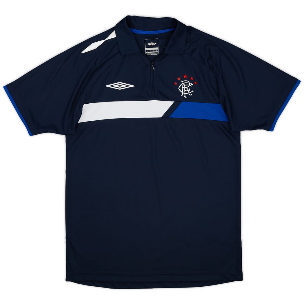 2006-07 Rangers Umbro 1/4 Zip Polo Shirt - 9/10 - (S)