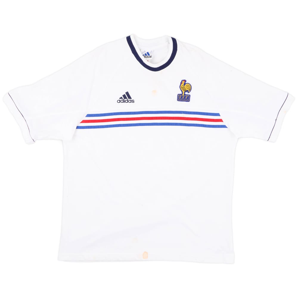 1998-00 France adidas Cotton Tee - 5/10 - (L/XL)