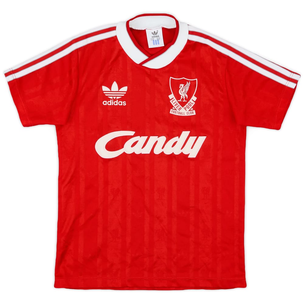 1988-89 Liverpool Home Shirt - 8/10 - (L.Boys)