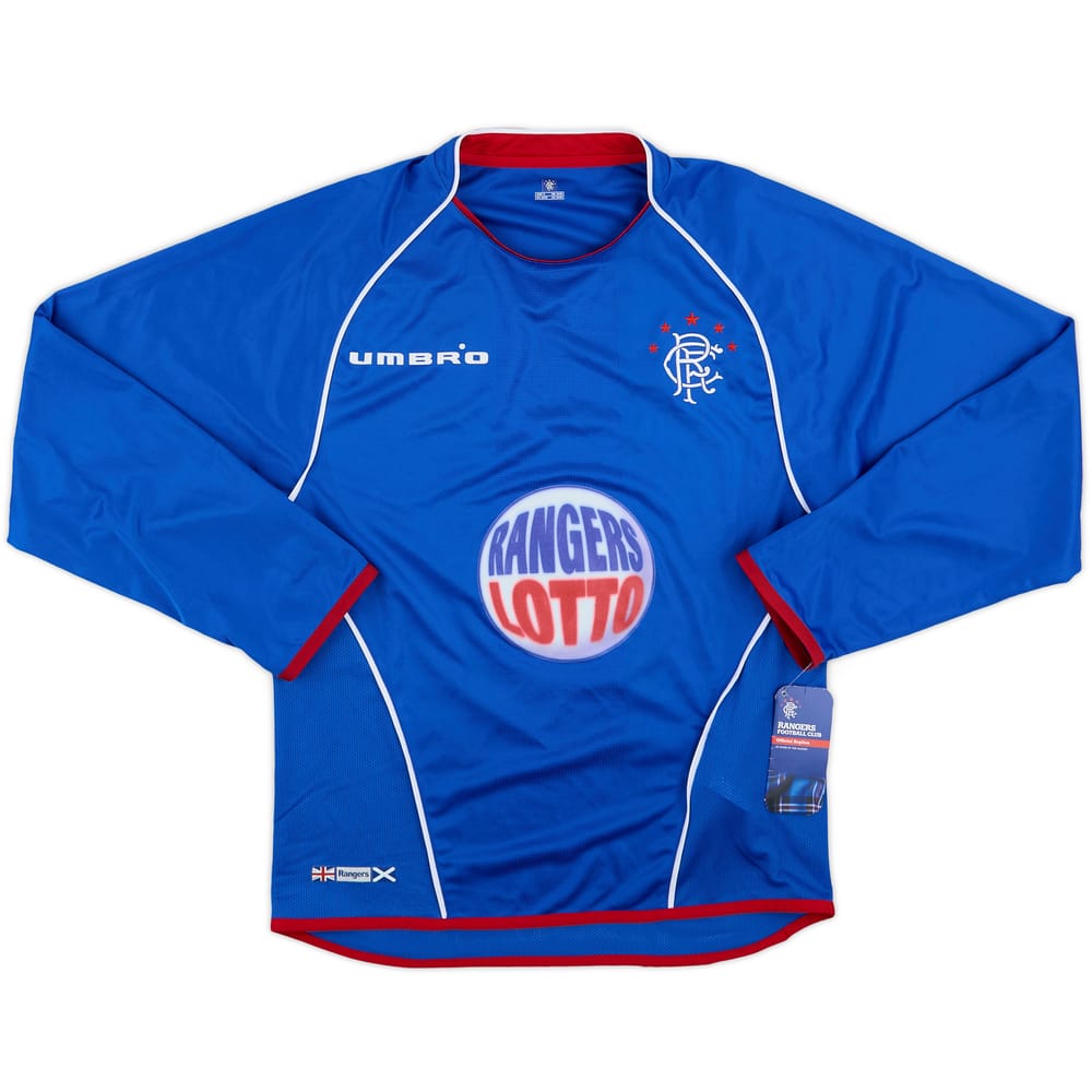2005-06 Rangers Home L/S Shirt #11 (S)