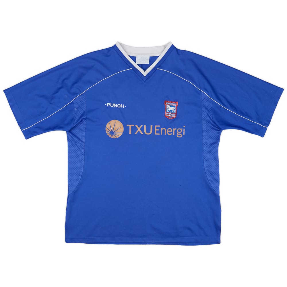 2001-02 Ipswich Home Shirt - 6/10 - (XL)