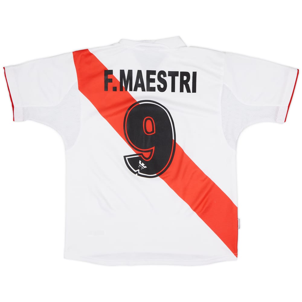 2004-06 Peru Home Shirt F.Maestri #9 - 8/10 - (S)