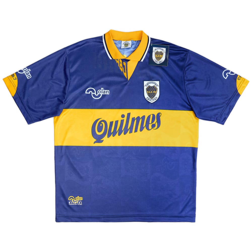 1995-96 Boca Juniors Olan Reissue Home Shirt #10 (Maradona)