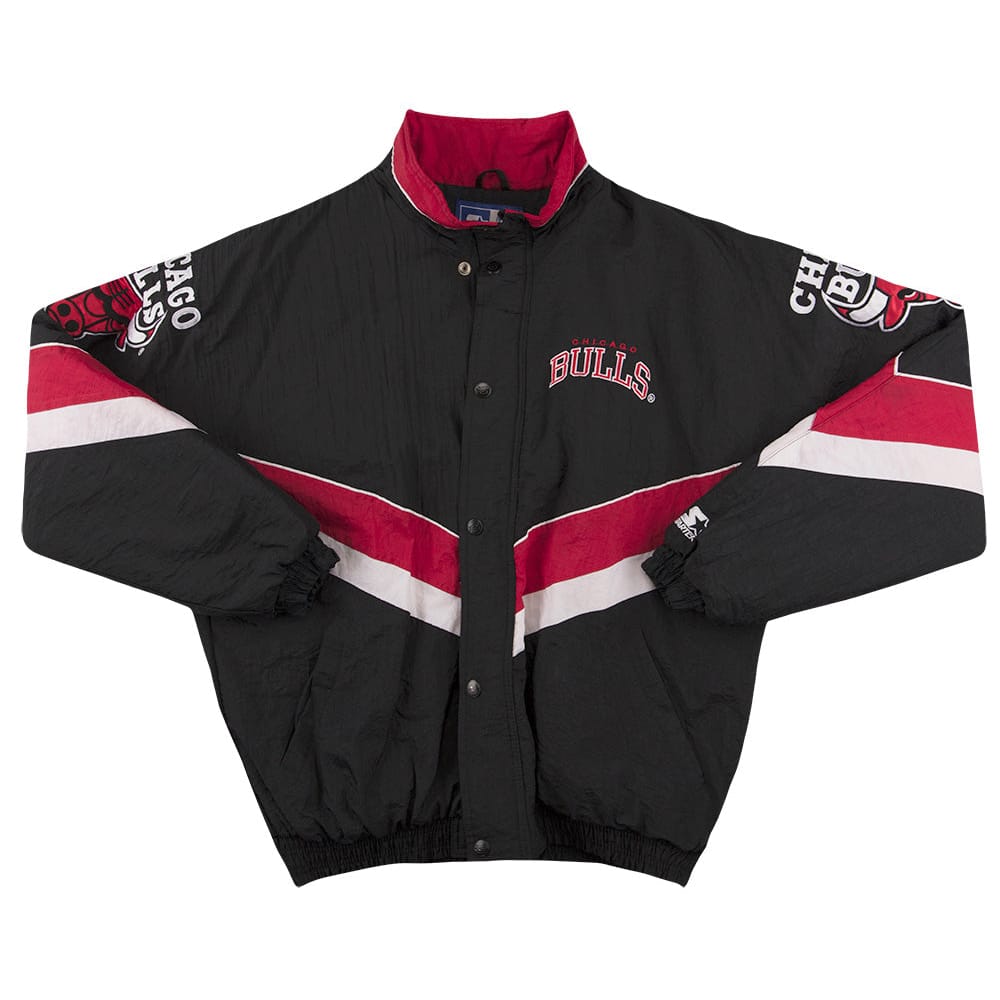 1990s Chicago Bulls Starter Rain Coat XL