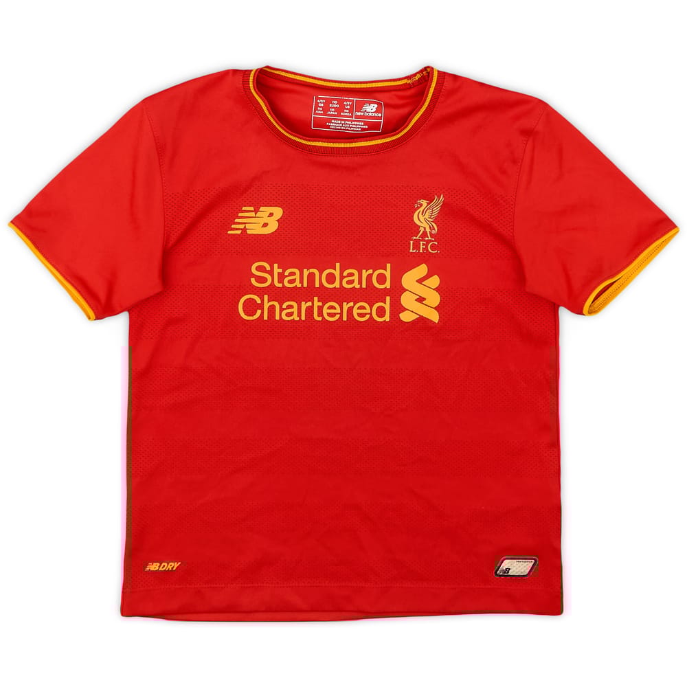 2016-17 Liverpool Home Shirt - 8/10 - (4-5Years)