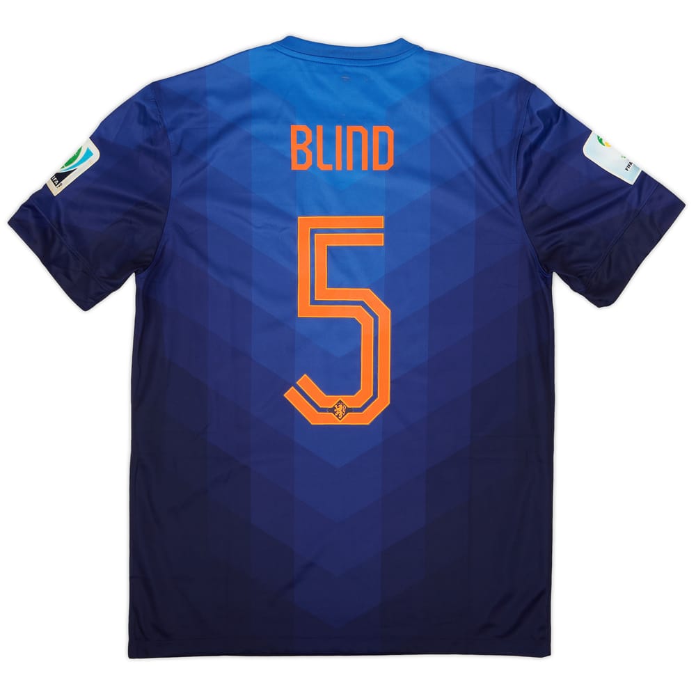 2014-15 Netherlands Away Shirt Blind #5 (M)