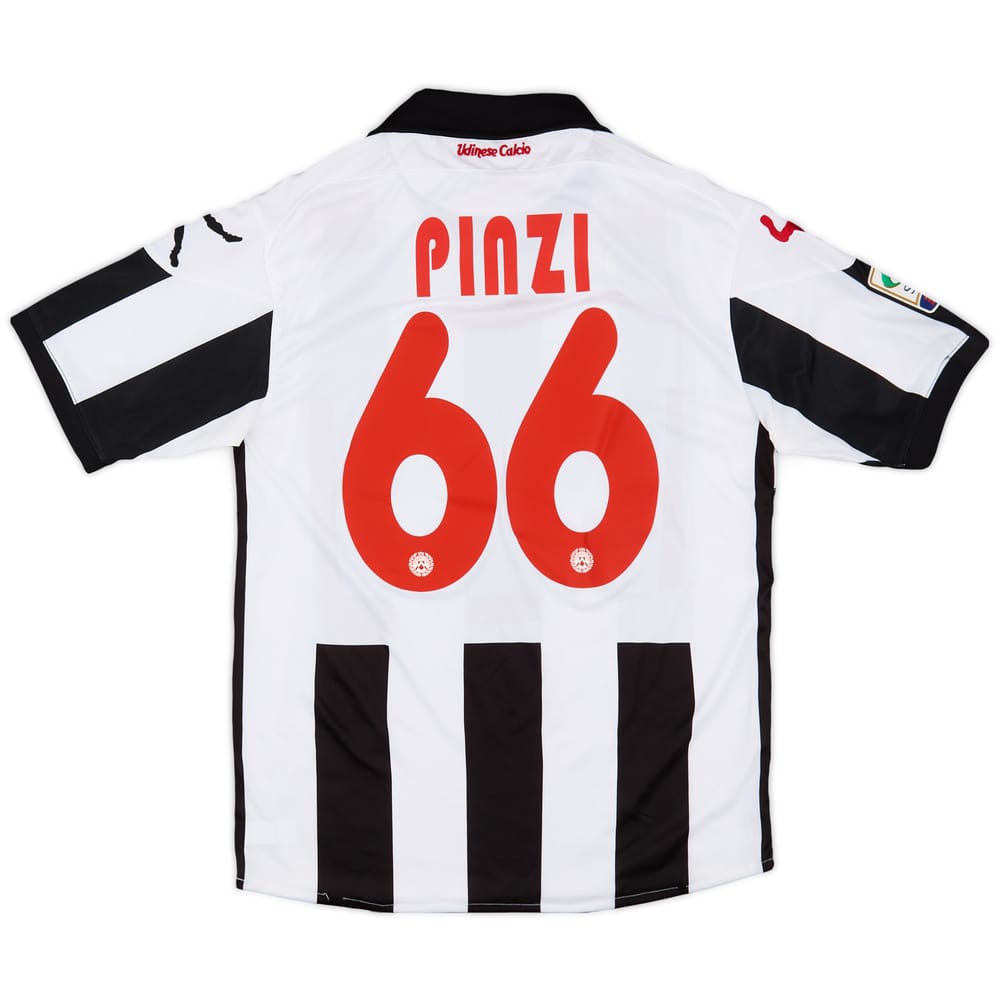 2012-13 Udinese Match Issue Home Shirt Pinzi #66