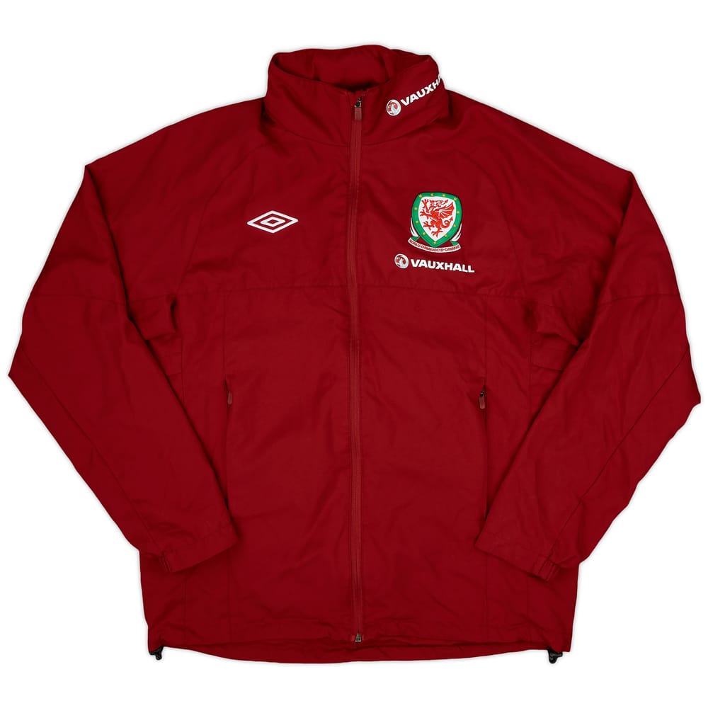 2011-12 Wales Umbro Hooded Track Jacket - 9/10 - (M)