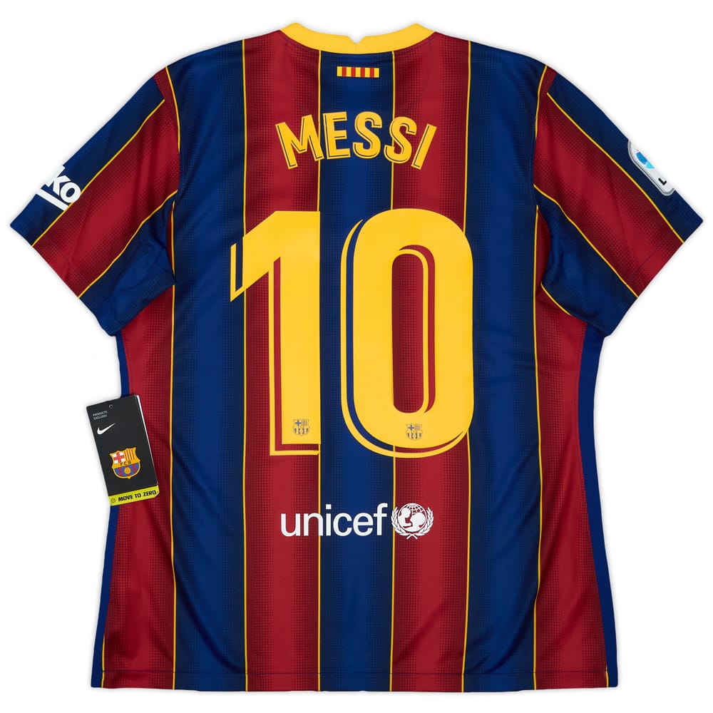 2020-21 Barcelona Home Shirt Messi #10 (Women's XL)