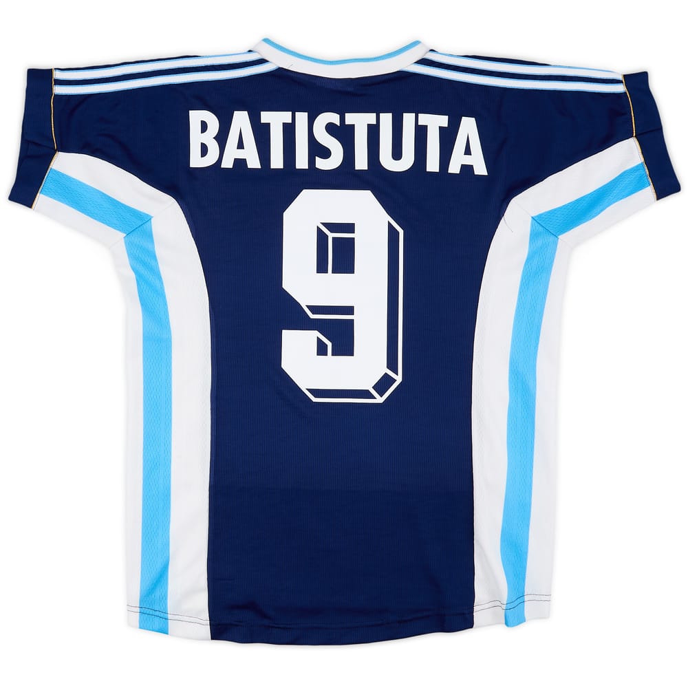 1998-99 Argentina Away Shirt Batistuta #9 - 8/10 - (XS)