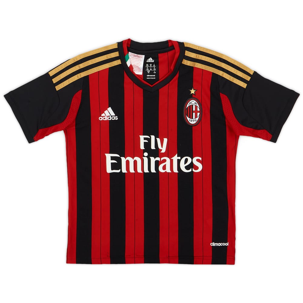 2013-14 AC Milan Home Shirt - 8/10 - (S.Boys)