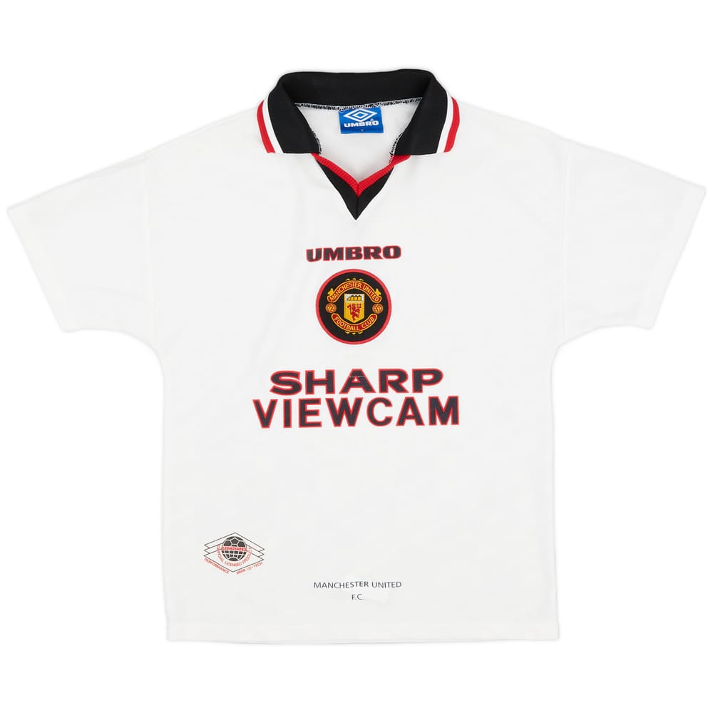 1996-97 Manchester United Away Shirt - 8/10 - (Y)
