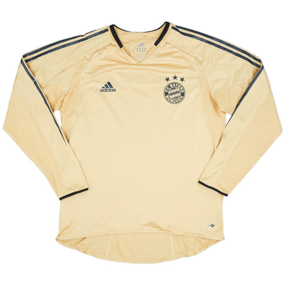 2004-05 Bayern Munich Player Issue Away L/S Shirt - 9/10 - (XL)