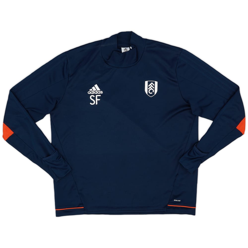 2017-18 Fulham Player Issue adidas Training Top #1 - 9/10 - (M)