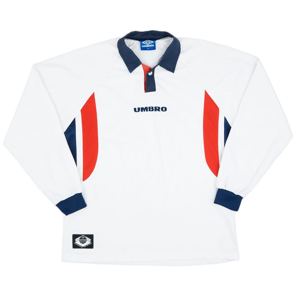 1997 Umbro Home (England) Template L/S Shirt - 9/10 - (XL)