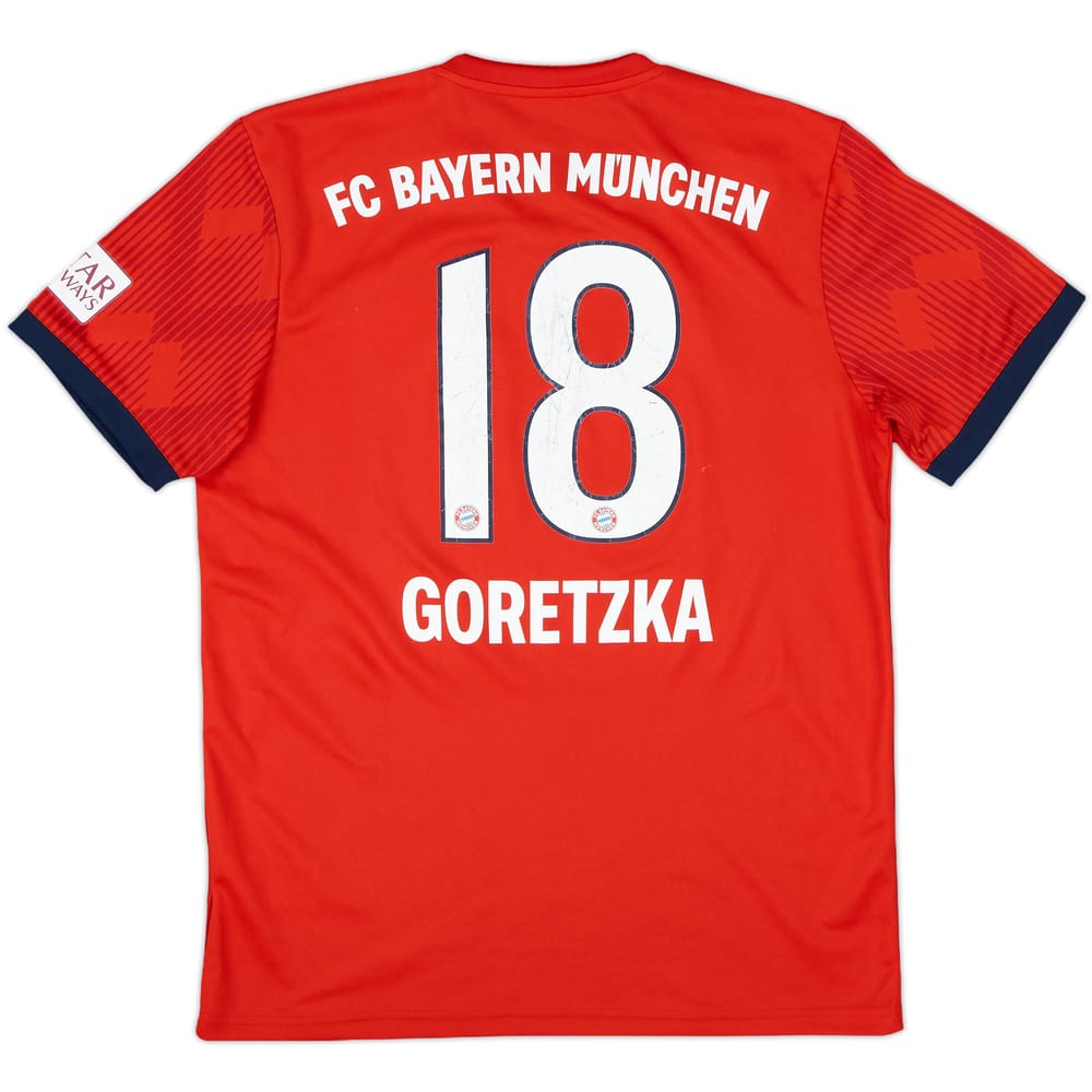 2018-19 Bayern Munich Home Shirt Goretzka #18 - 5/10 - (M)
