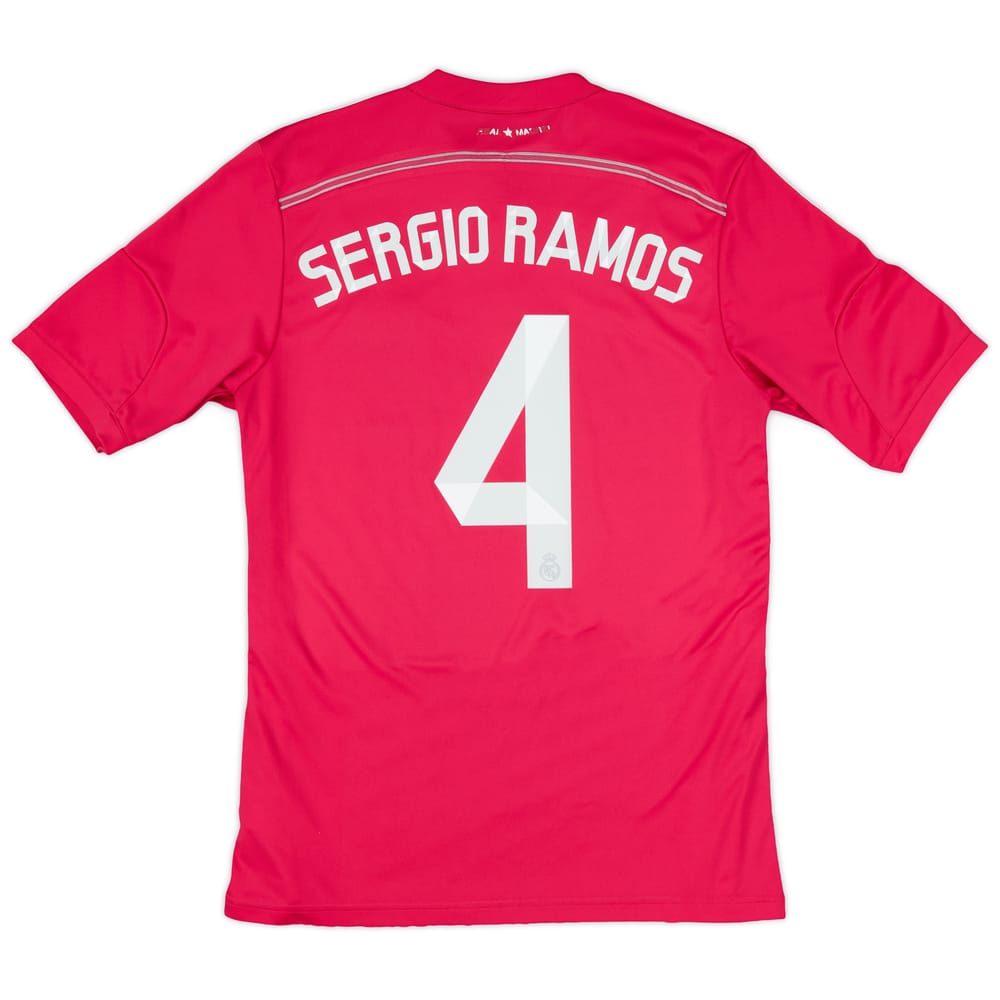 2014-15 Real Madrid Away Shirt Sergio Ramos #4 - 7/10 - (L)