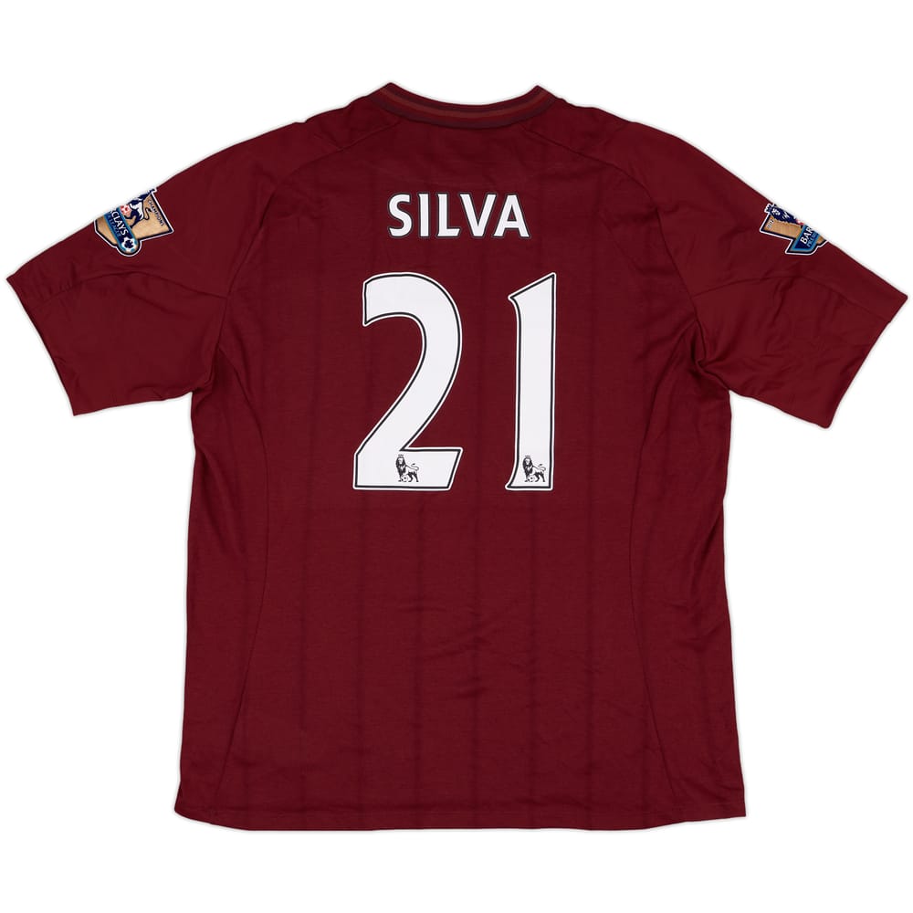 2012-13 Manchester City Away Shirt Silva #21 (XL)