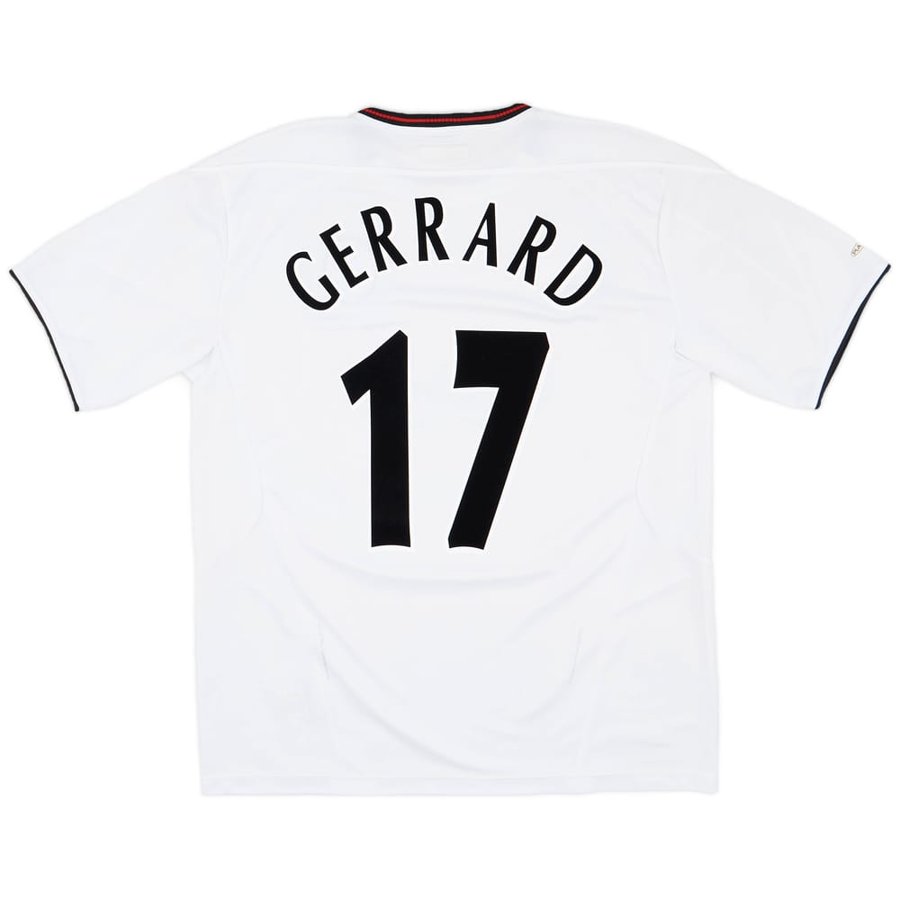 2003-04 Liverpool Away Shirt Gerrard #17 - 6/10 - (L)