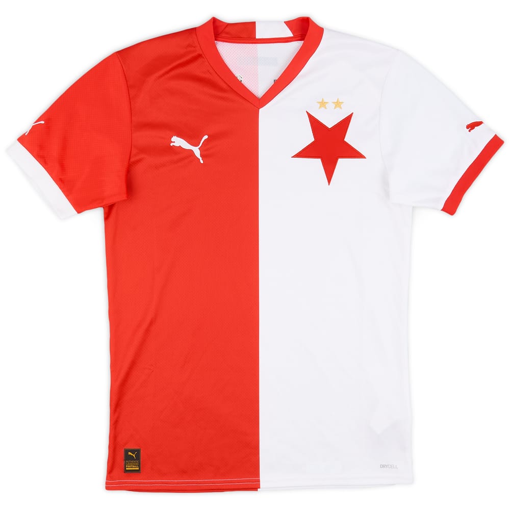 2022-23 Slavia Prague Home Shirt - 8/10 - (S)