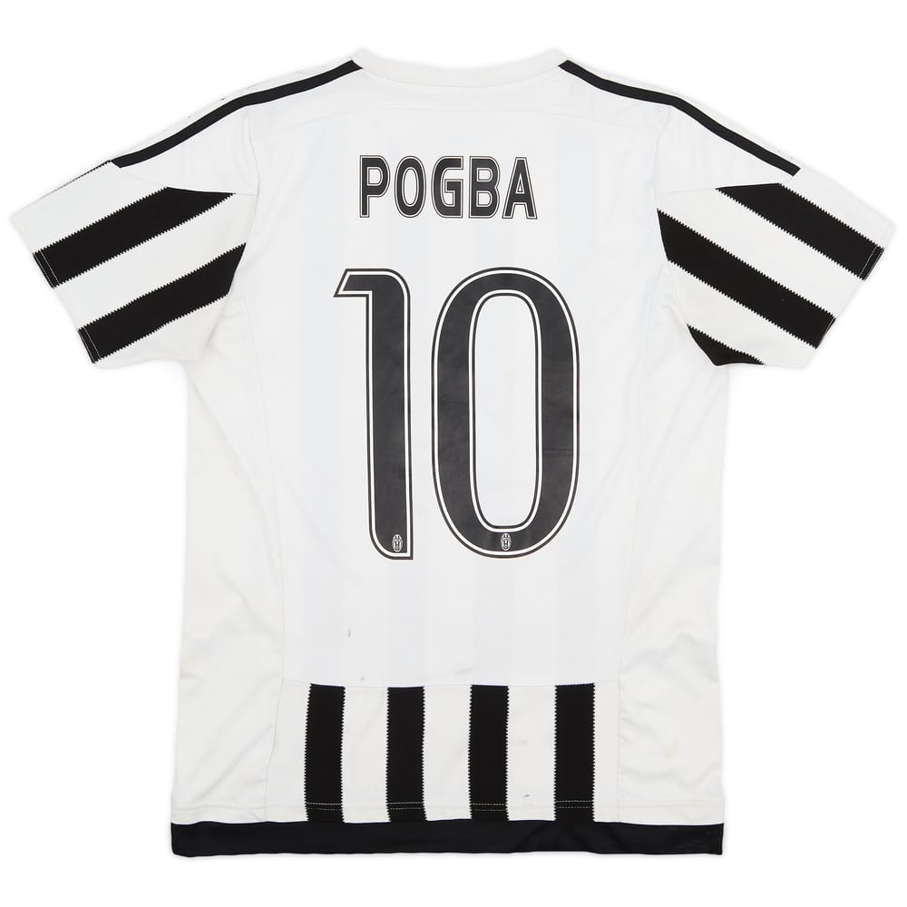 2015-16 Juventus Home Shirt Pogba #10 - 5/10 - (M)