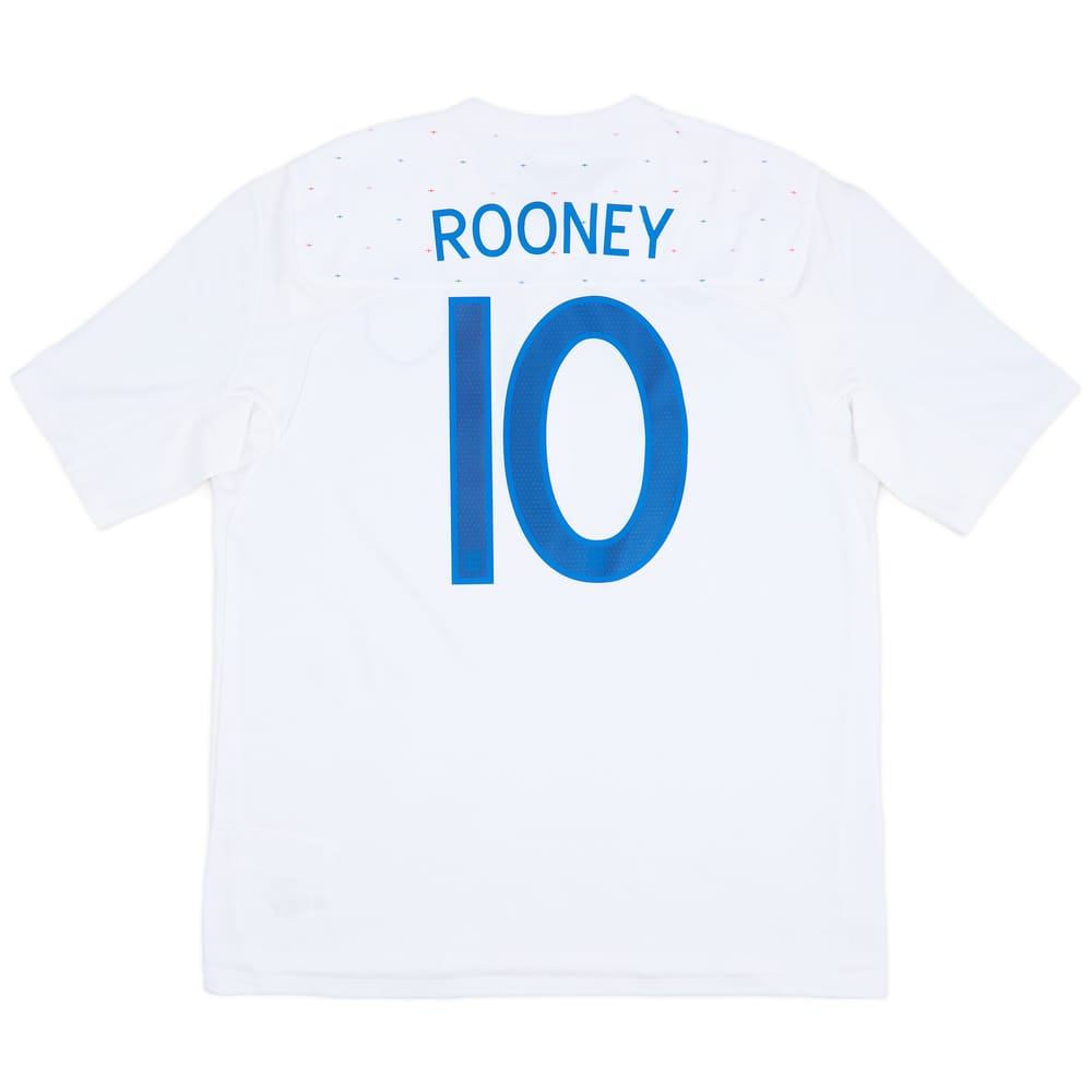 2010-11 England Home Shirt Rooney #10 - 10/10 - (XL)