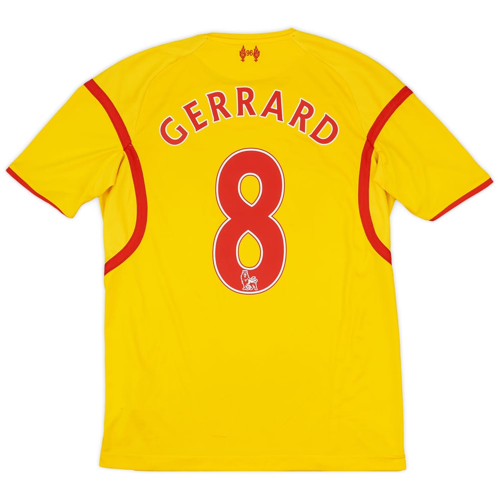 2014-15 Liverpool Away Shirt Gerrard #8 - 6/10 - (S)
