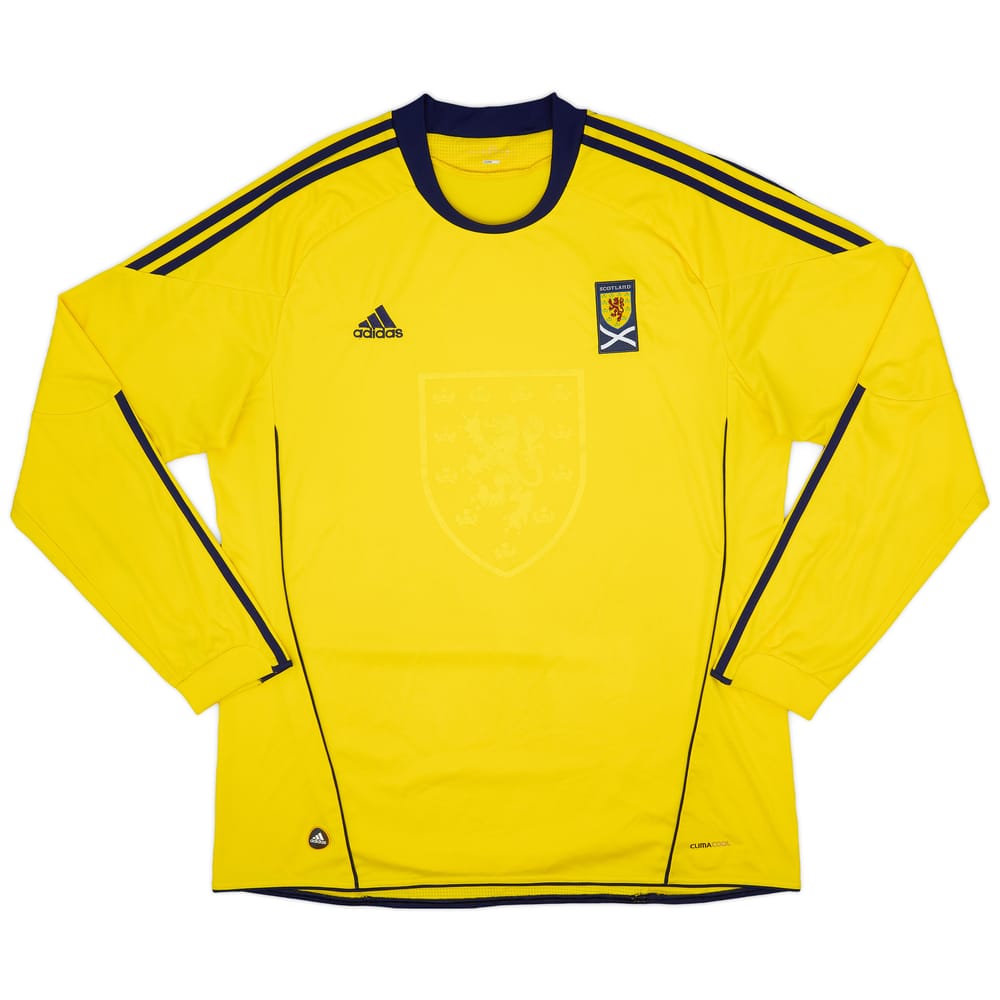 2010-11 Scotland Away L/S Shirt - 9/10 - (XL)