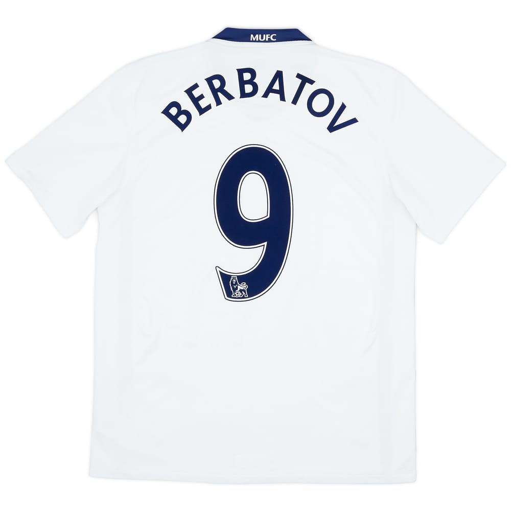 2008-10 Manchester United Away Shirt Berbatov #9 - 8/10 - (M)