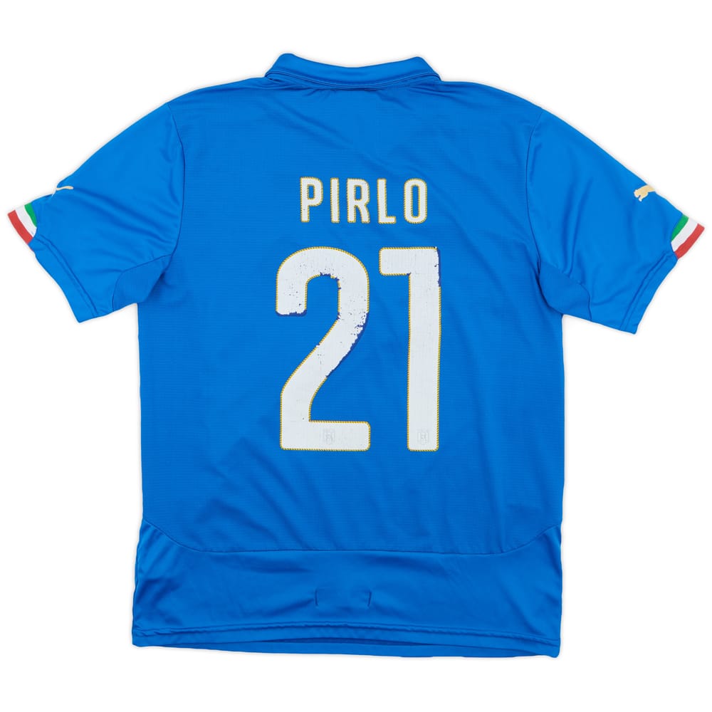 2014-15 Italy Home Shirt Pirlo #21 - 6/10 - (L)