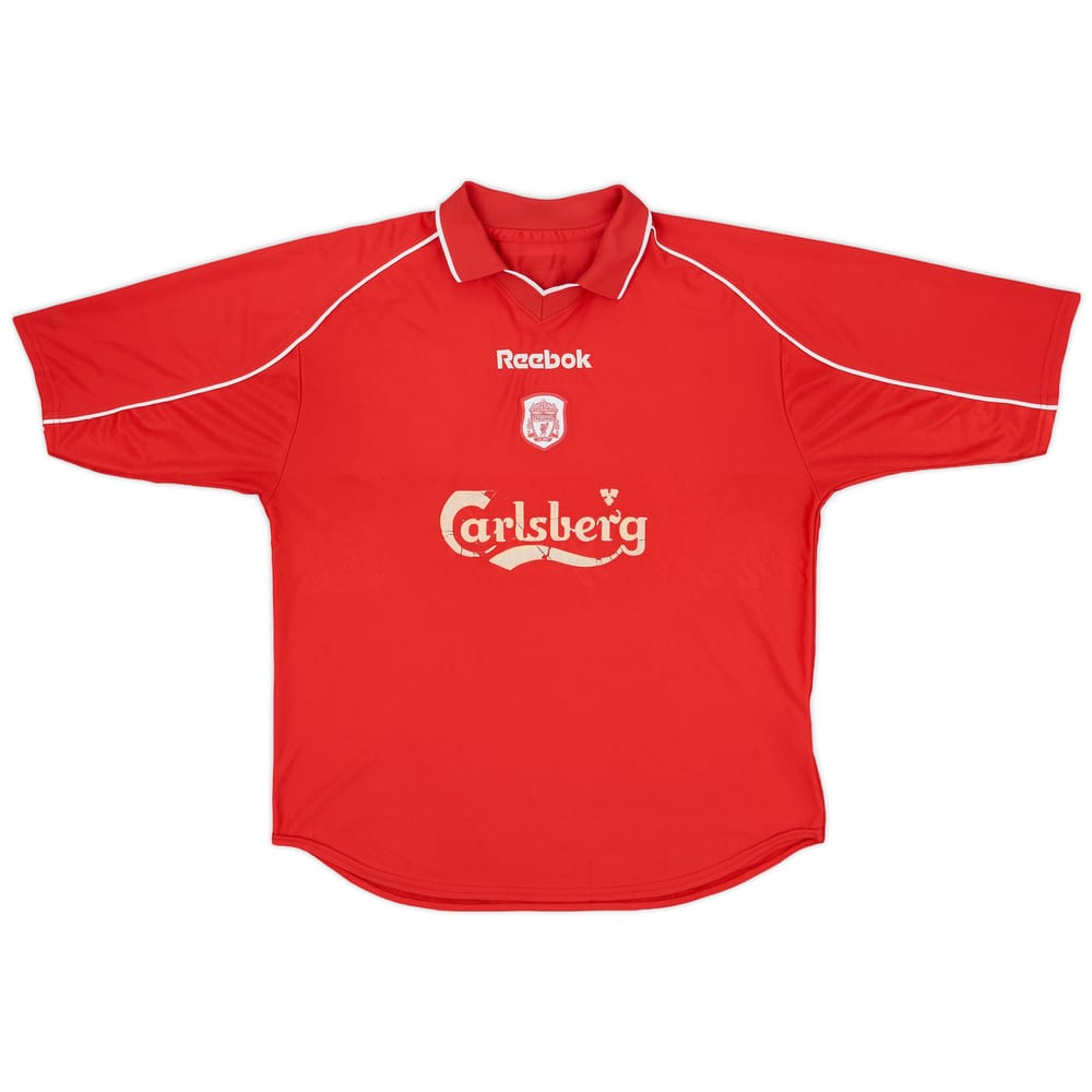 2000-02 Liverpool Home Shirt - 4/10 - (XL)