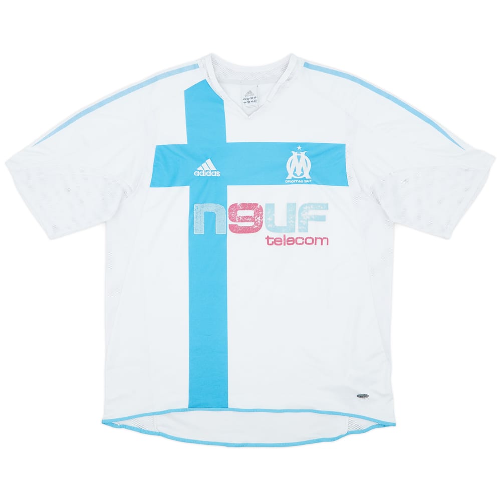 2004-05 Olympique Marseille Home Shirt - 4/10 - (XL)