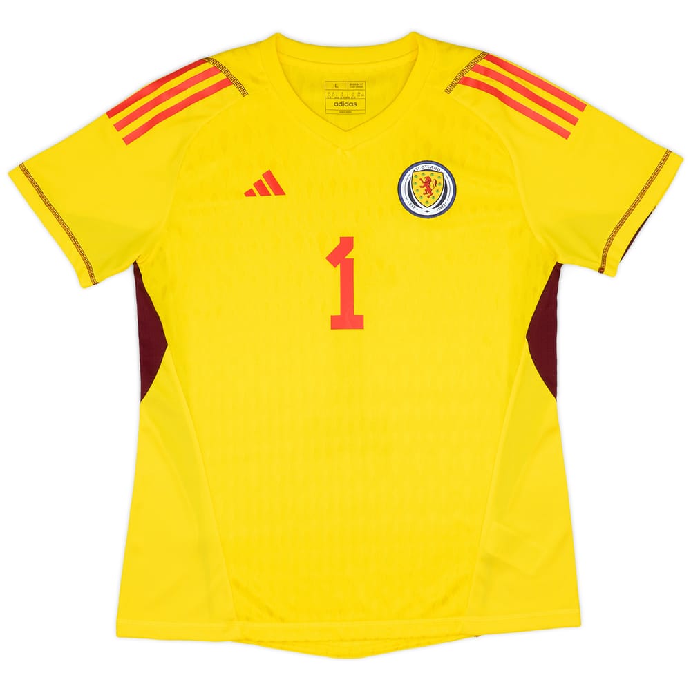 2022-23 Scotland Women's GK S/S Shirt #