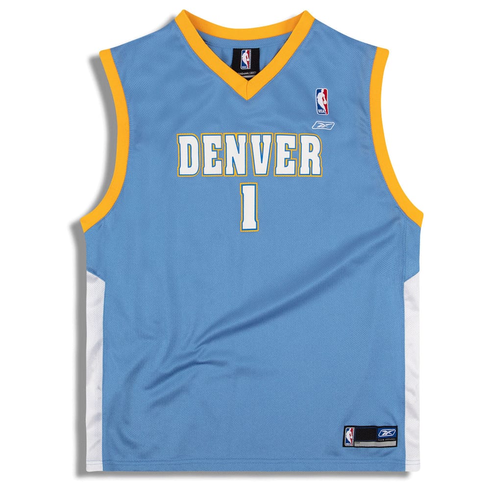 2002-06 Denver Nuggets Mitchell #1 Reebok Jersey (Away) Y
