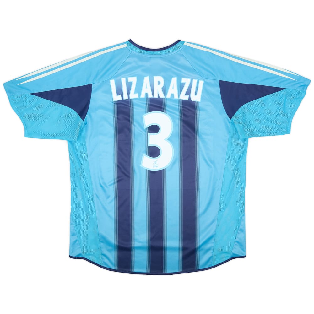 2004-05 Olympique Marseille Away Shirt Lizarazu #3 - 5/10 - (XL)