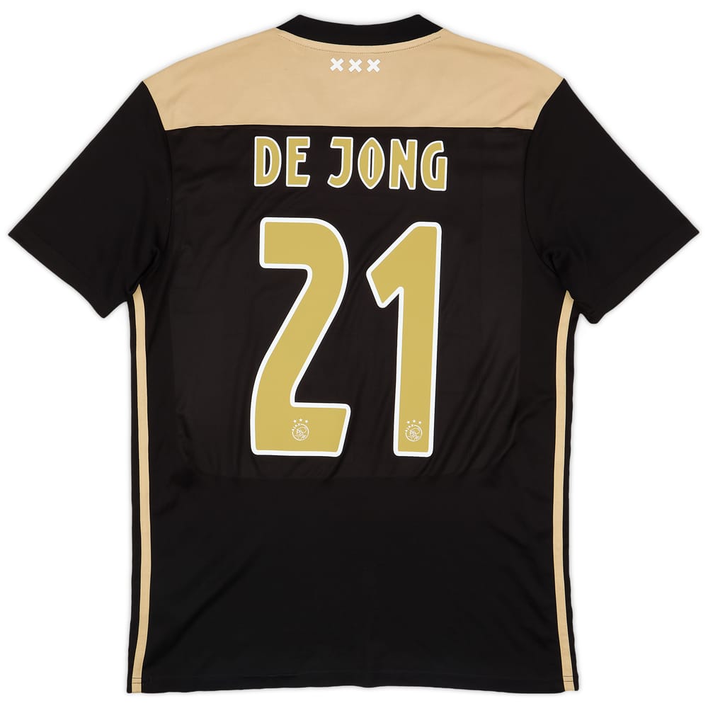 2018-19 Ajax Away Shirt De Jong #21 - 7/10 - (M)